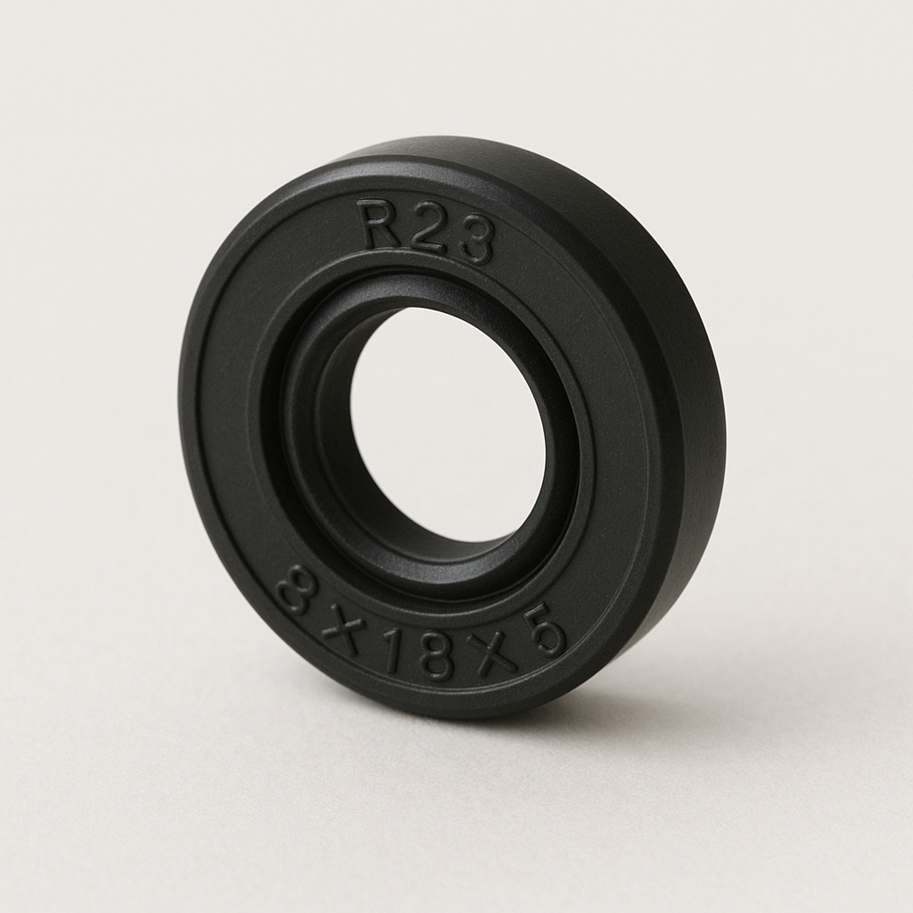 8x18x5 - R23 Nitrile Shaft Oil Seal with Garter Spring