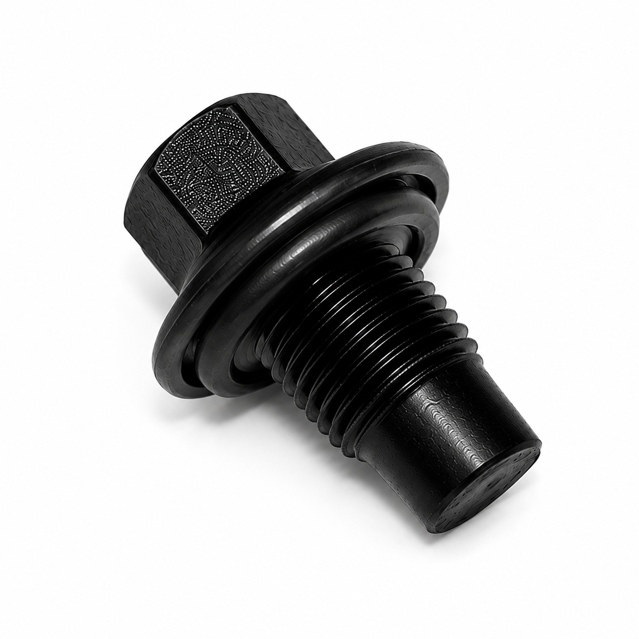 Oil sump plugs with sealing washers and rubber seals for car engine oil drain plug replacement