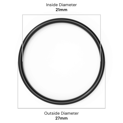 21mm ID x 3mm C/S (27mm OD) - Nitrile O-Ring