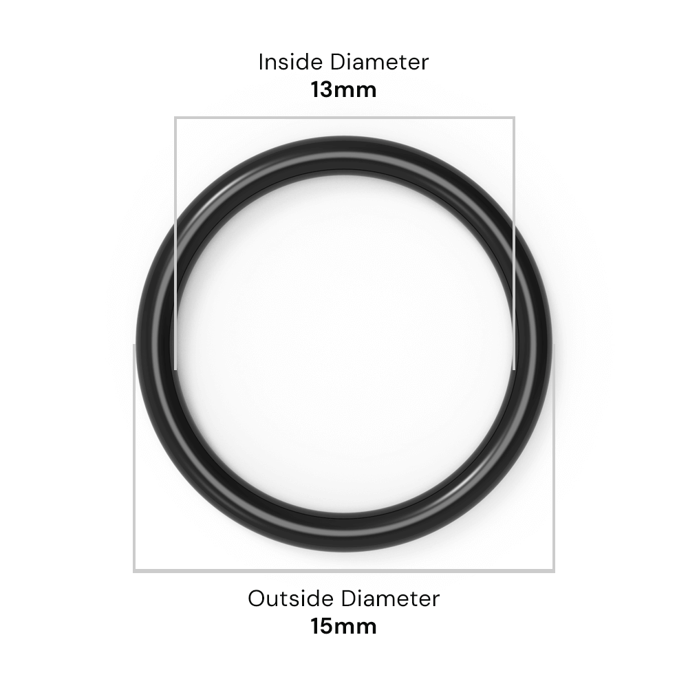 13mm ID x 1mm C/S (15mm OD) - Nitrile O-Ring