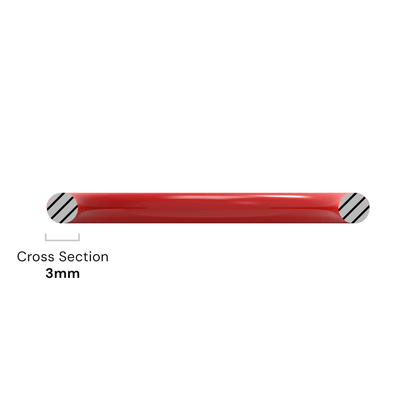 10mm ID x 3mm C/S (16mm OD) - Red Silicone O-Ring