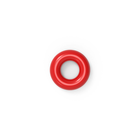 BS007 Red Silicone O-Ring - 3.68mm ID x 1.78mm C/S (7.24mm OD)