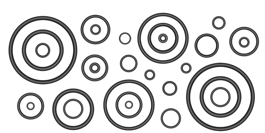 Edgun Leshiy 2 service kit containing replacement O-rings, seals and service components for maintenance and repair.